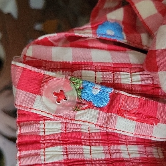 Hanna Andersson Red Gingham Sunsuit - Picture 4 of 4
